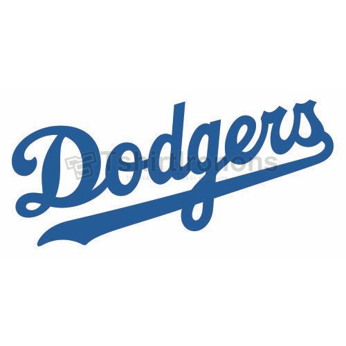 Los Angeles Dodgers T-shirts Iron On Transfers N1665 - Click Image to Close